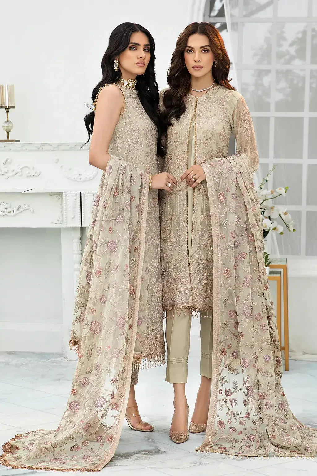 Zarif | DE LUXURY Formals | FLORA - Aqsa Fabrics