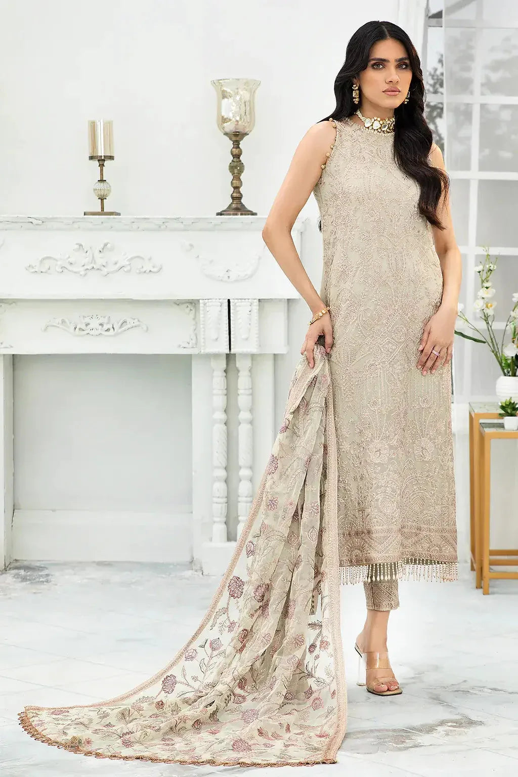Zarif | DE LUXURY Formals | FLORA - Aqsa Fabrics