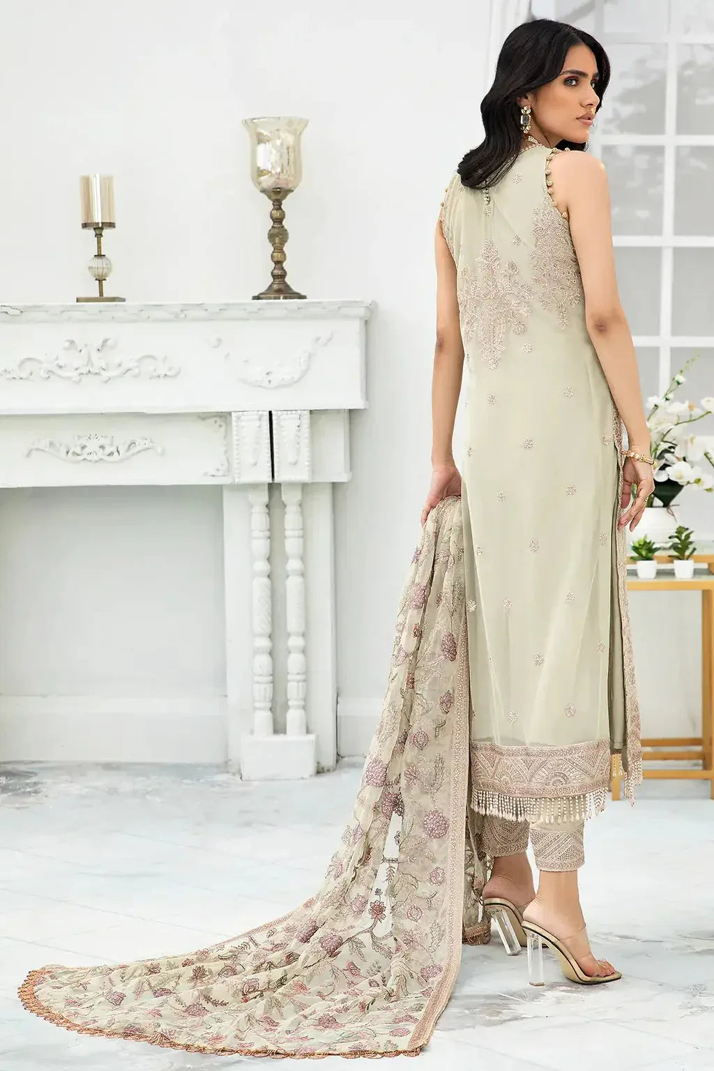 Zarif | DE LUXURY Formals | FLORA - Aqsa Fabrics