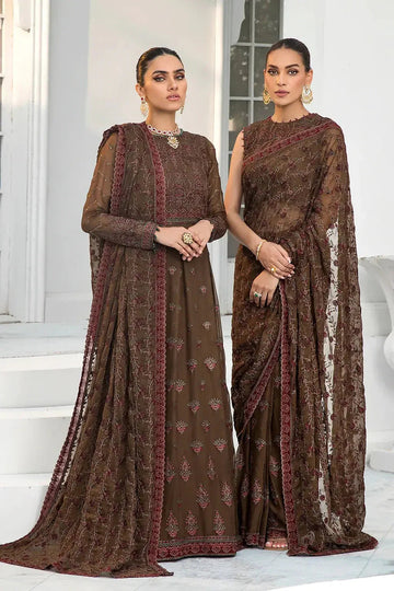 Zarif | DE LUXURY Formals | HAZEL WOOD - Aqsa Fabrics