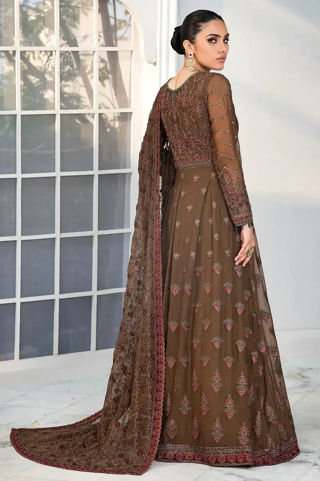 Zarif | DE LUXURY Formals | HAZEL WOOD - Aqsa Fabrics