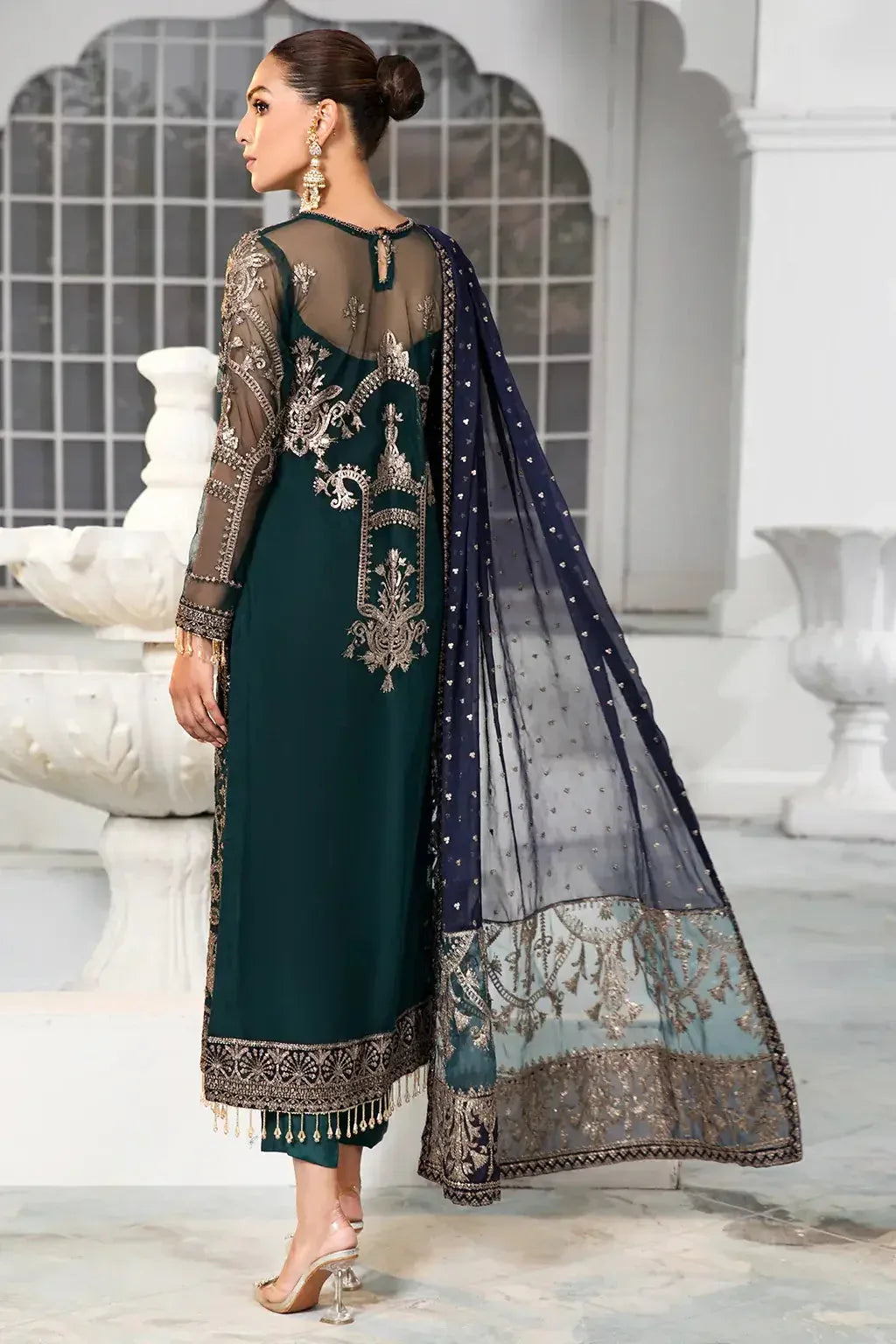 Zarif | DE LUXURY Formals | MEADOW - Aqsa Fabrics