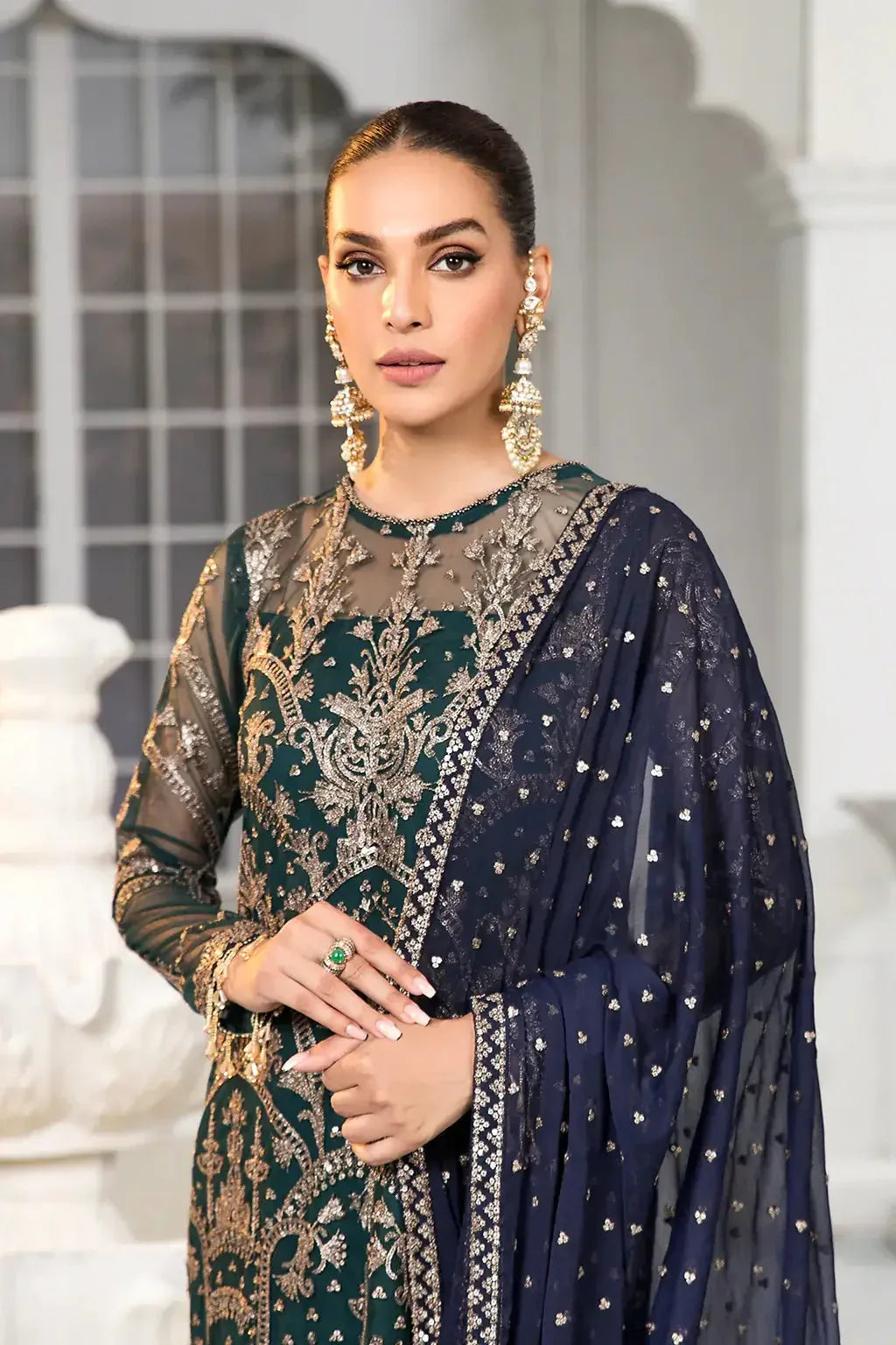 Zarif | DE LUXURY Formals | MEADOW - Aqsa Fabrics