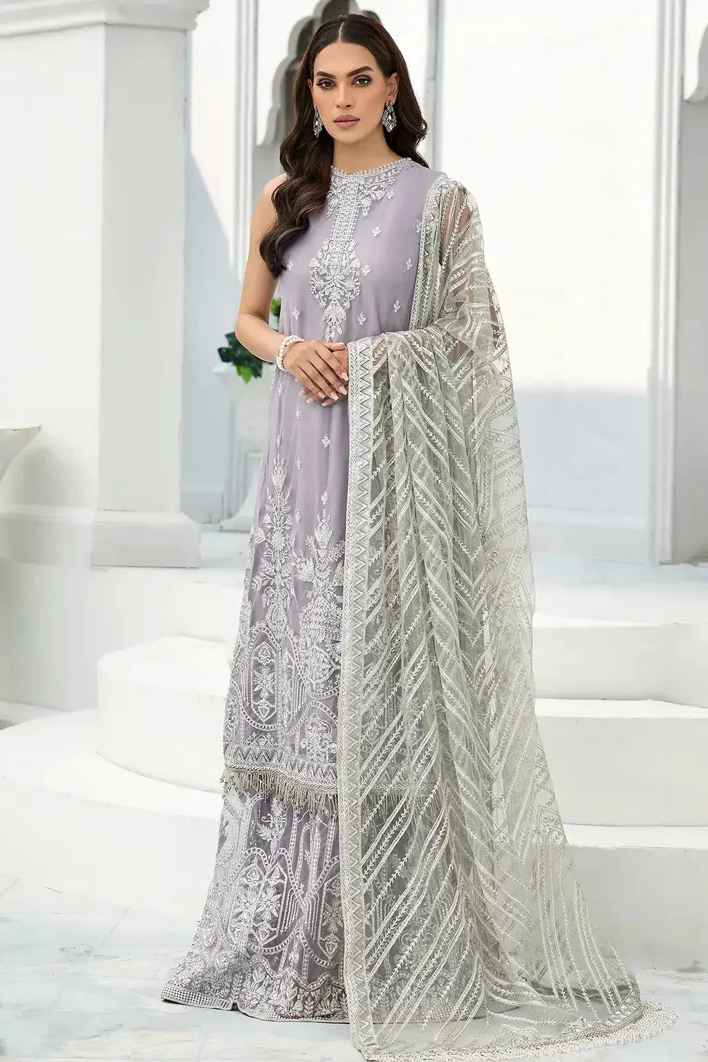 Zarif | DE LUXURY Formals | MERYL - Aqsa Fabrics