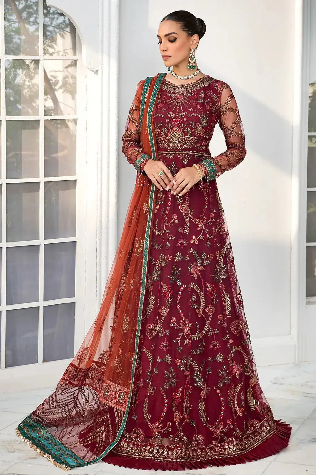 Zarif | DE LUXURY Formals | ROUCHE - Aqsa Fabrics