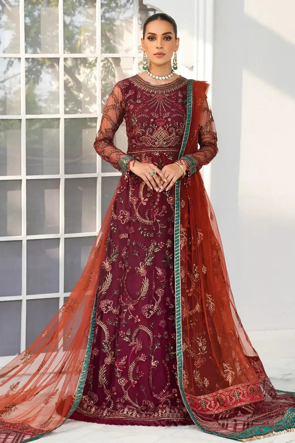Zarif | DE LUXURY Formals | ROUCHE - Aqsa Fabrics
