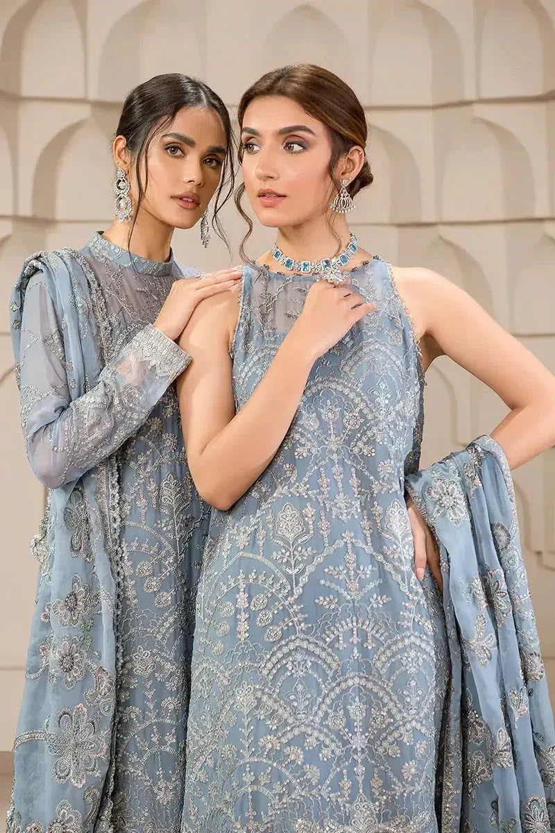 Zarif | Falak Formals | ZF 05 BLUE BELL - Aqsa Fabrics