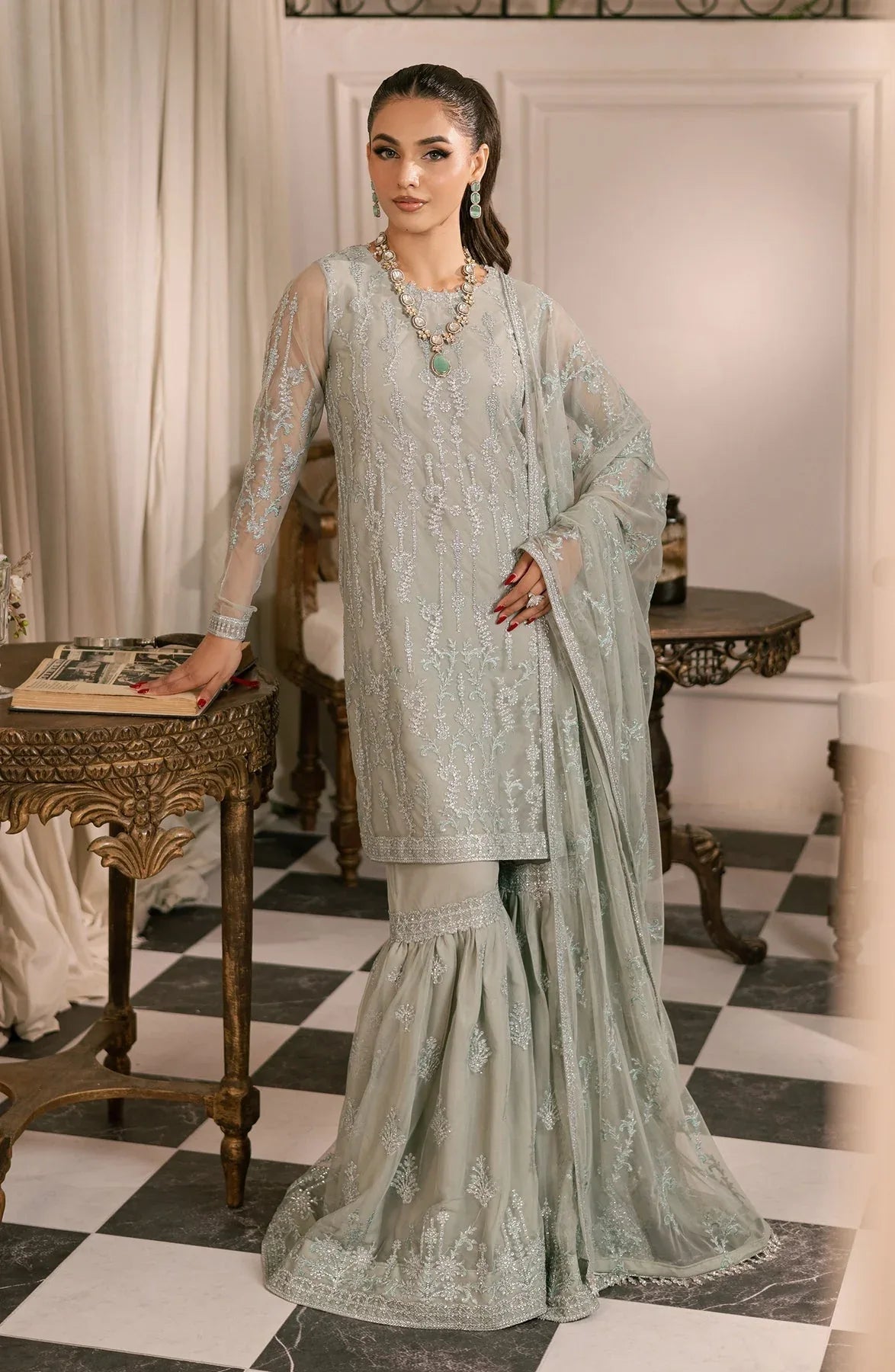 Zarif | Inayat Wedding Formals |  ZRI 02 GULZAAR - Aqsa Fabrics
