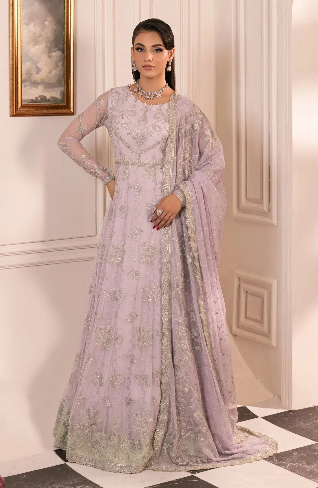 Zarif | Inayat Wedding Formals |  ZRI 03 MAНТААВ - Aqsa Fabrics