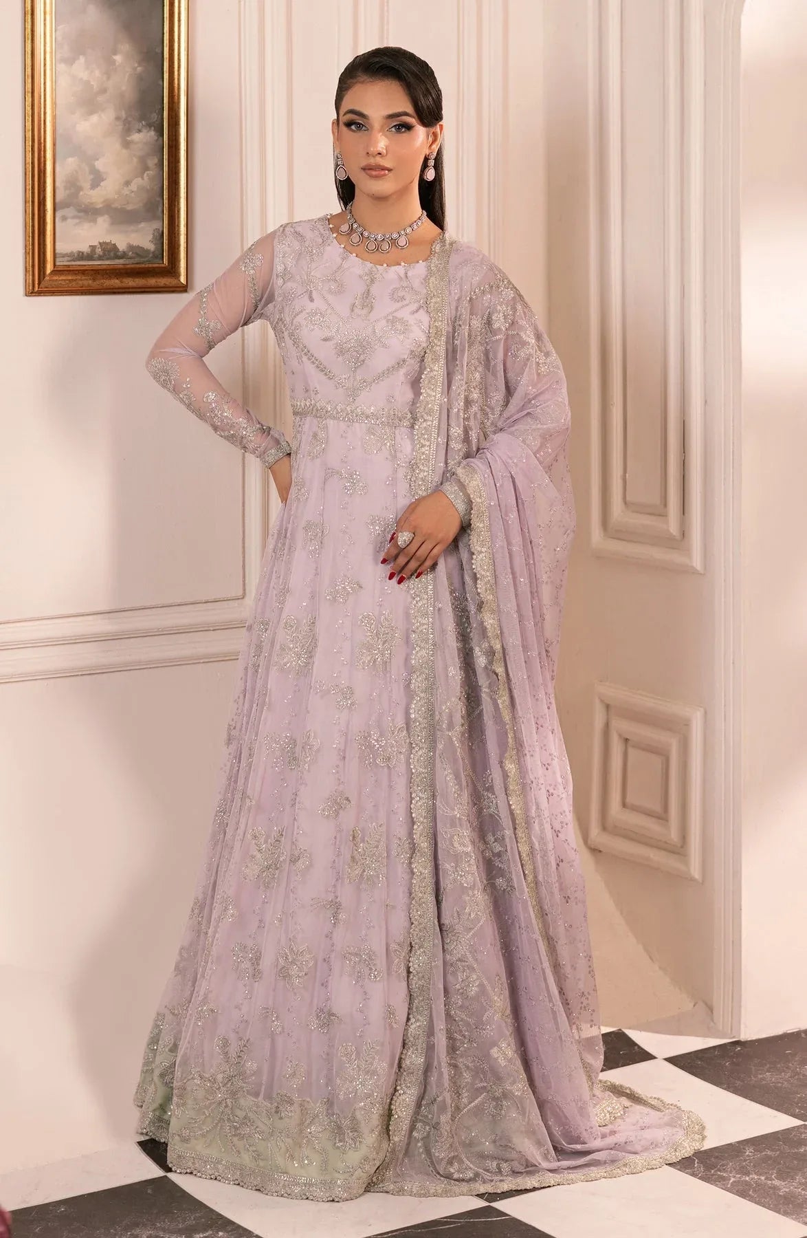 Zarif | Inayat Wedding Formals |  ZRI 03 MAНТААВ - Aqsa Fabrics