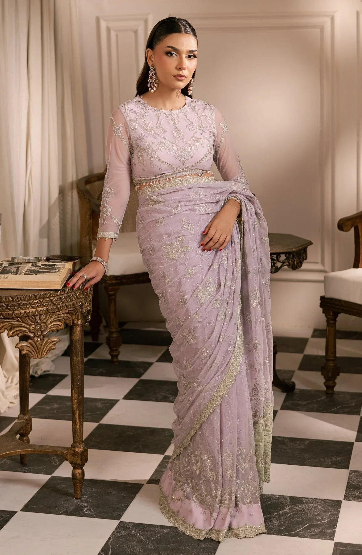 Zarif | Inayat Wedding Formals |  ZRI 03 MAНТААВ - Aqsa Fabrics