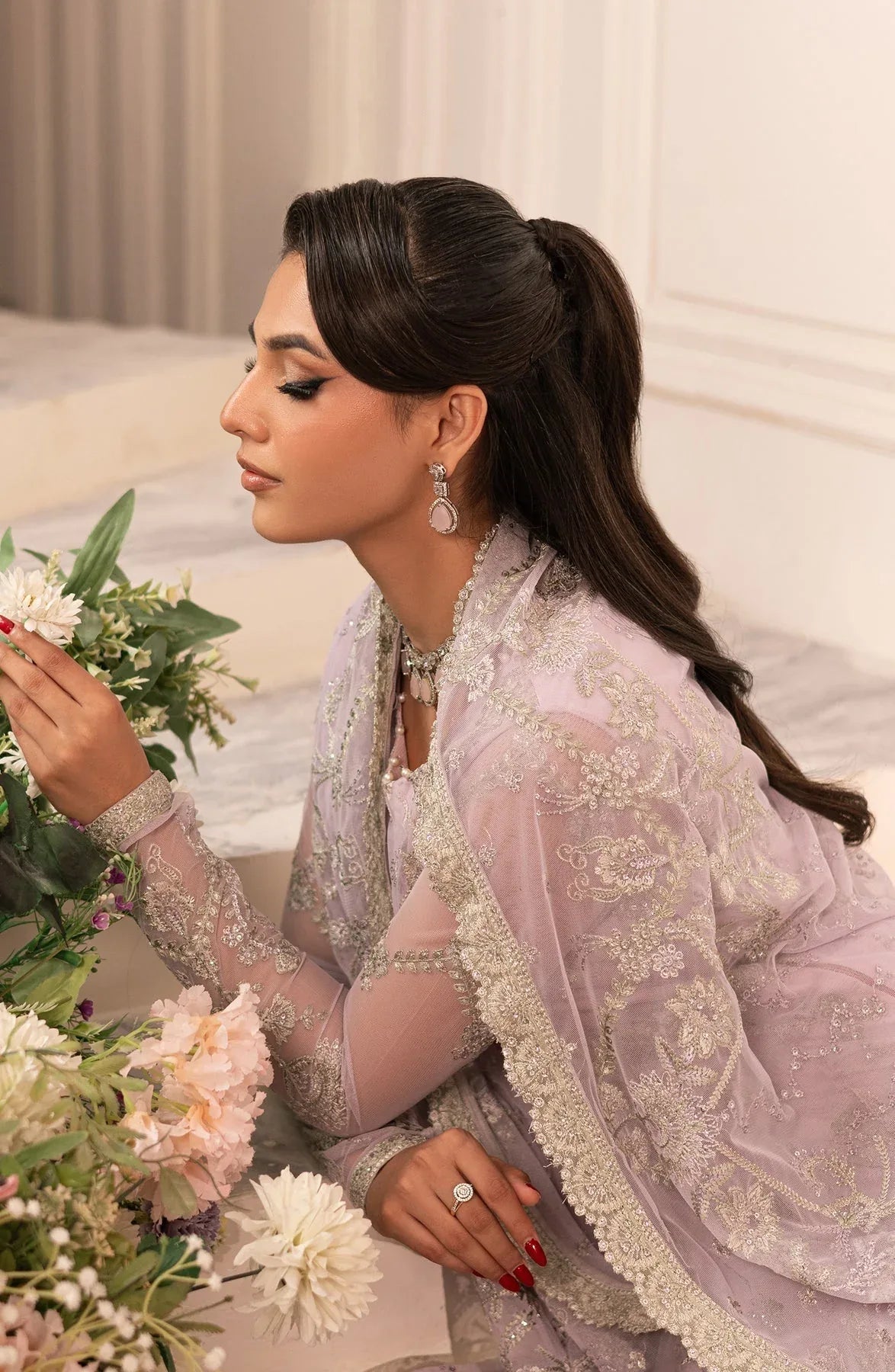 Zarif | Inayat Wedding Formals |  ZRI 03 MAНТААВ - Aqsa Fabrics
