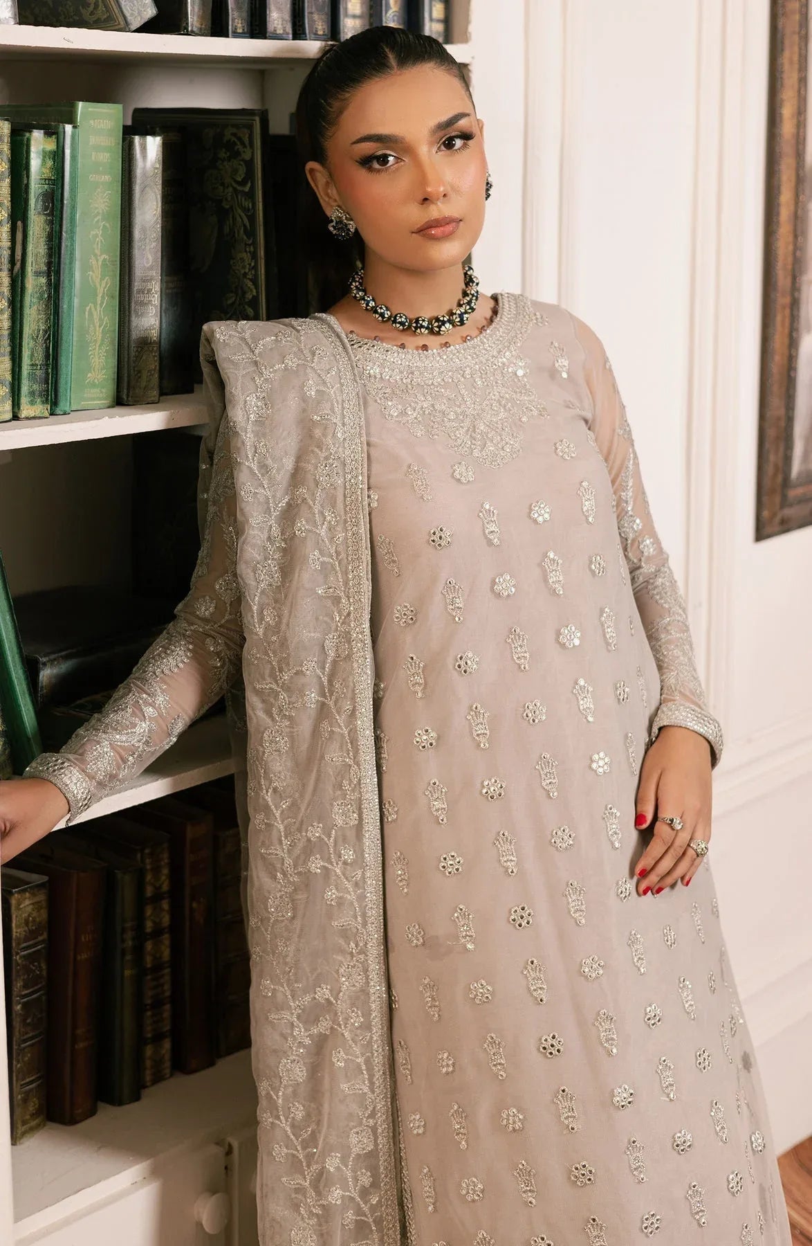 Zarif | Inayat Wedding Formals |  ZRI 05 DHANAK - Aqsa Fabrics