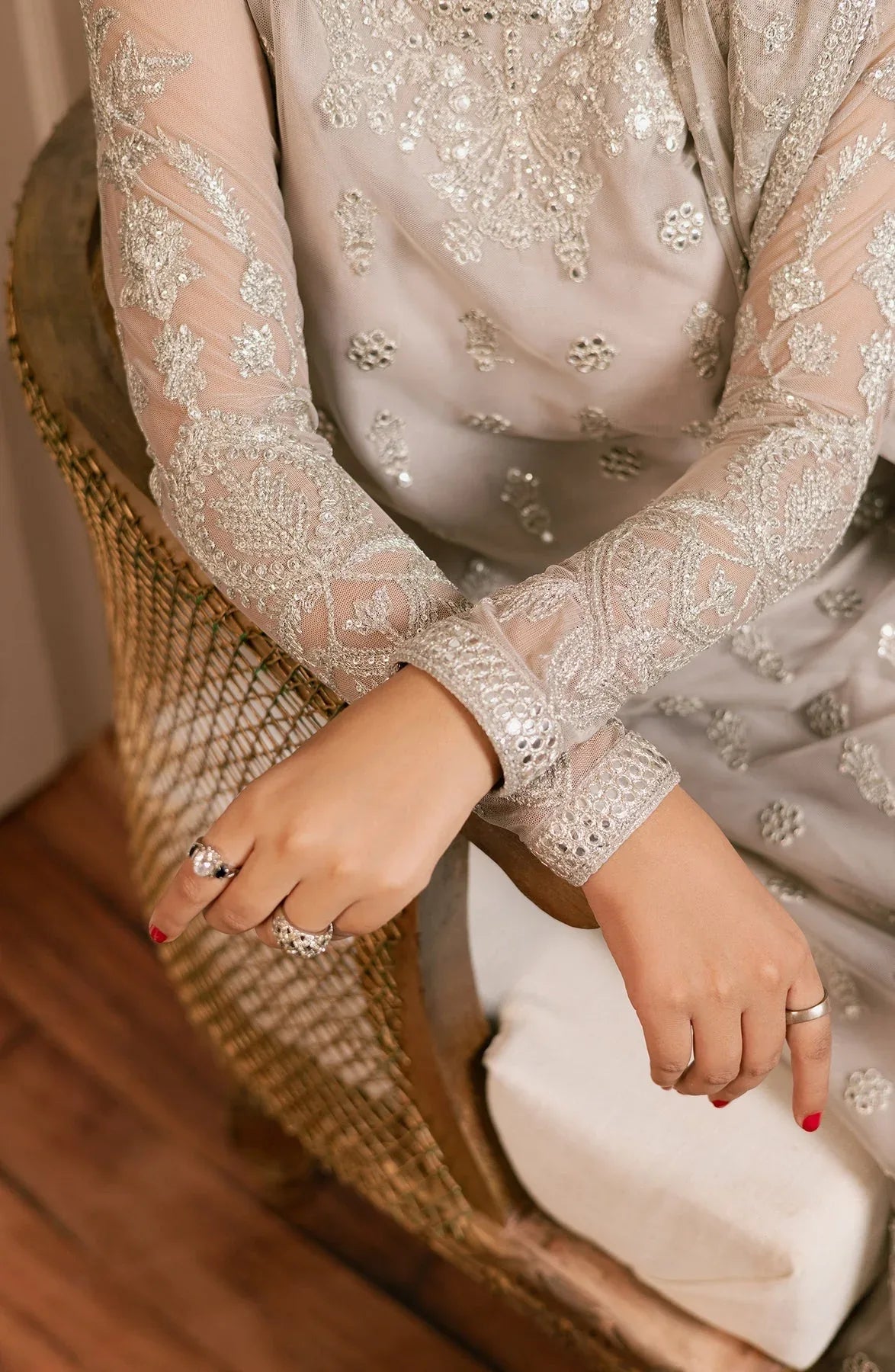 Zarif | Inayat Wedding Formals |  ZRI 05 DHANAK - Aqsa Fabrics
