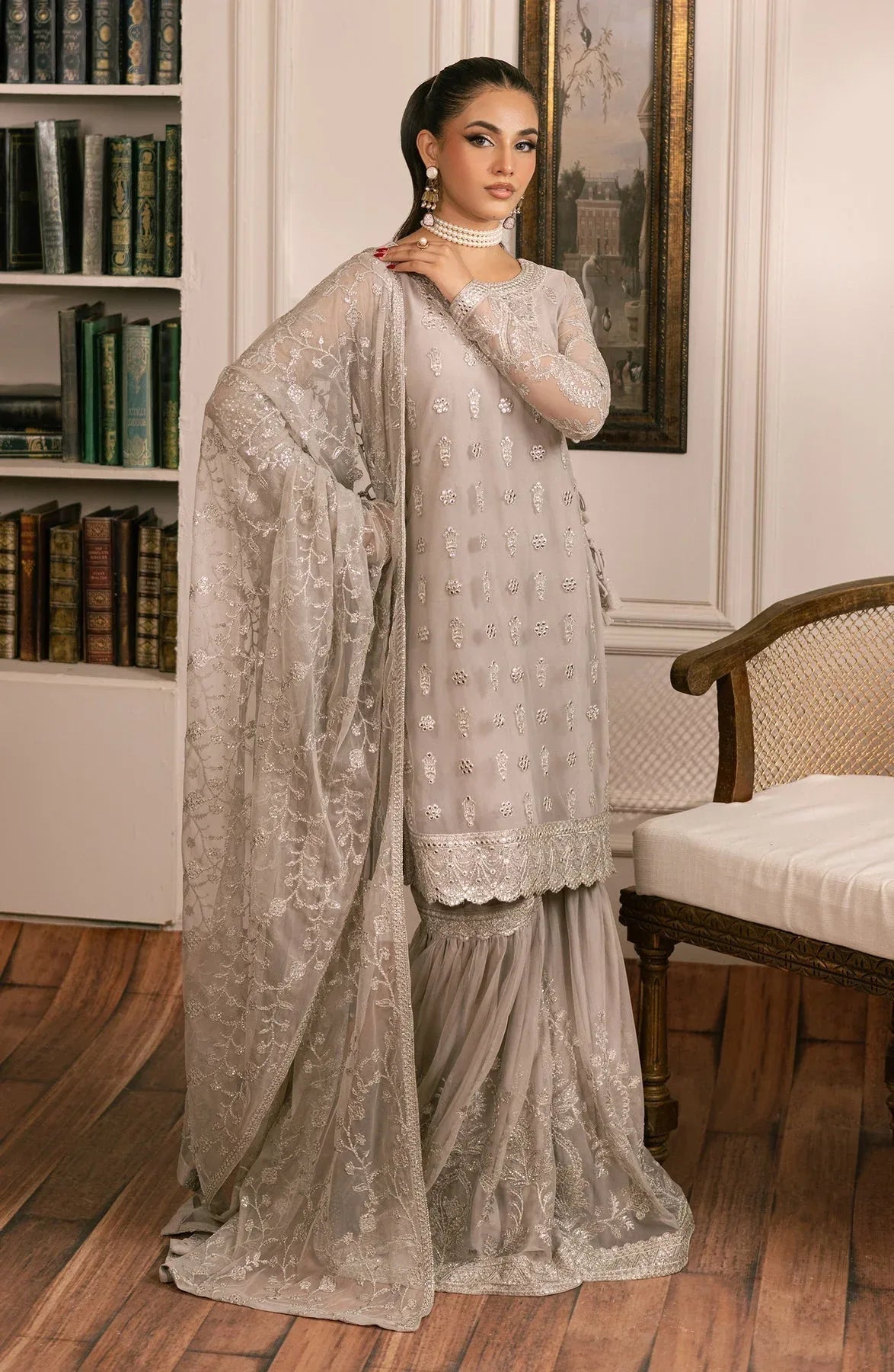 Zarif | Inayat Wedding Formals |  ZRI 05 DHANAK - Aqsa Fabrics