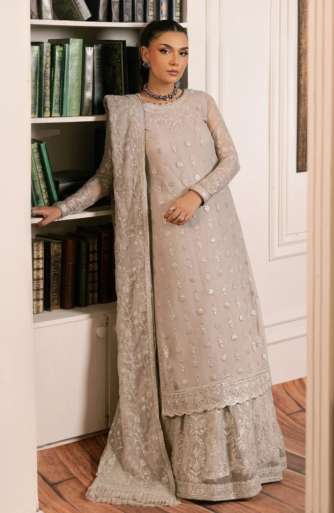 Zarif | Inayat Wedding Formals |  ZRI 05 DHANAK - Aqsa Fabrics