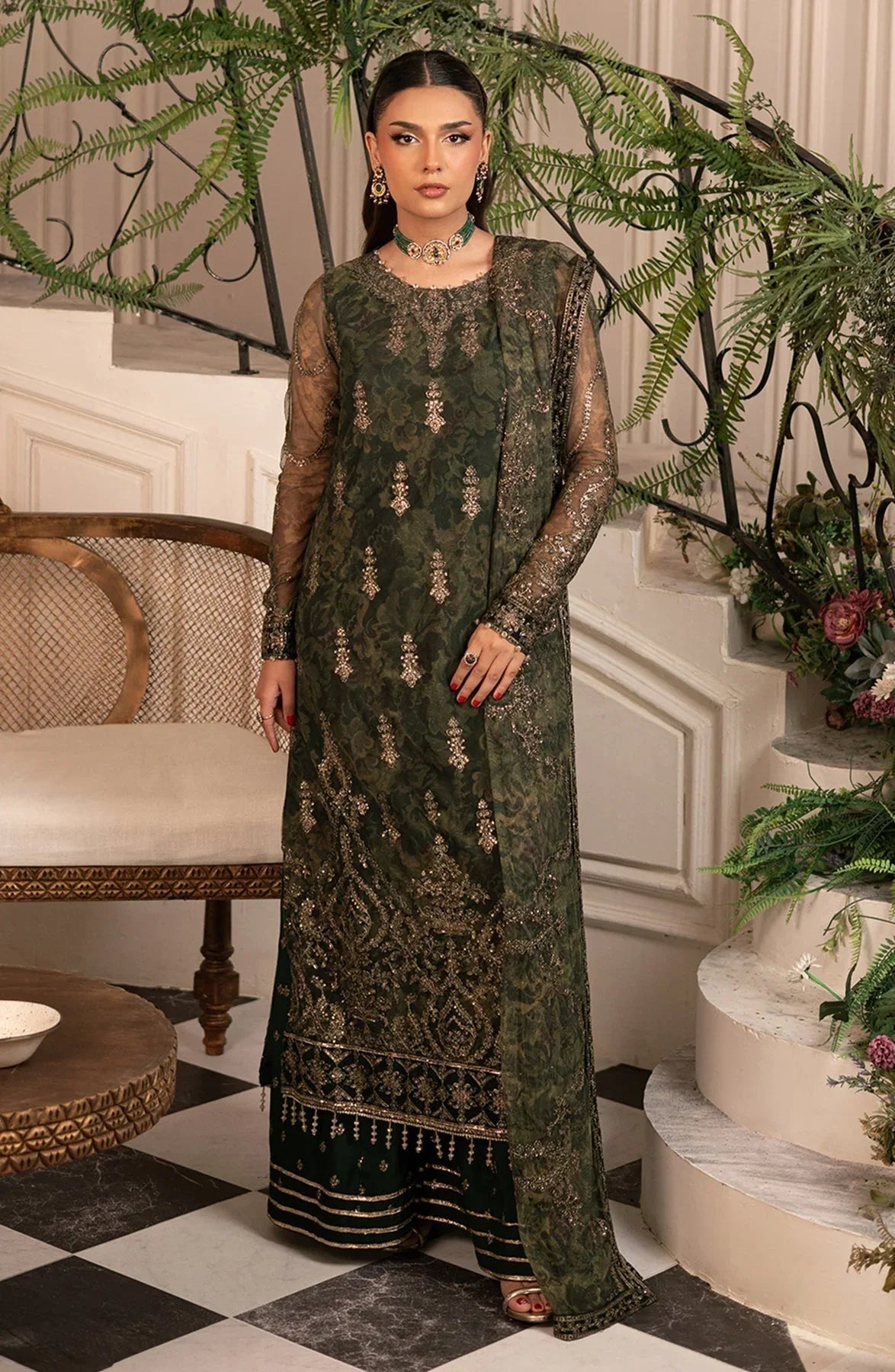 Zarif | Inayat Wedding Formals |  ZRI 06 FITOOR - Aqsa Fabrics