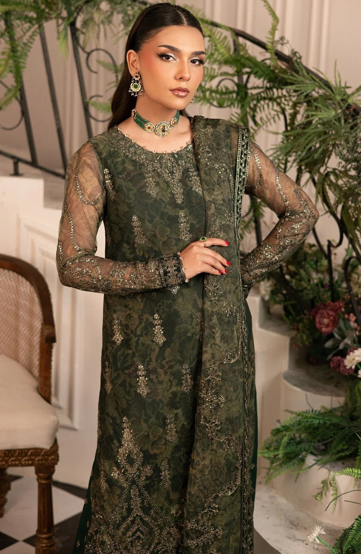 Zarif | Inayat Wedding Formals |  ZRI 06 FITOOR - Aqsa Fabrics