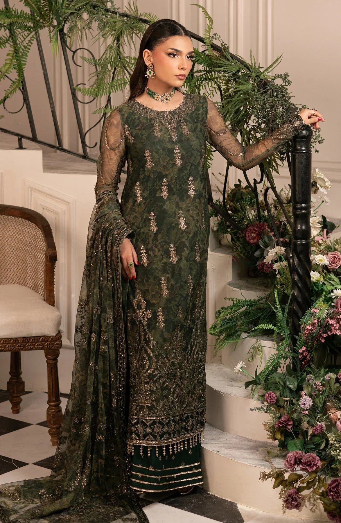 Zarif | Inayat Wedding Formals |  ZRI 06 FITOOR - Aqsa Fabrics