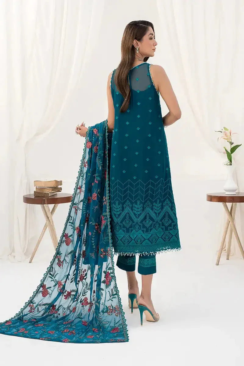 Zarif | LA CELESTE LUXURY Formals | ZLC 03 GARDENIA - Aqsa Fabrics