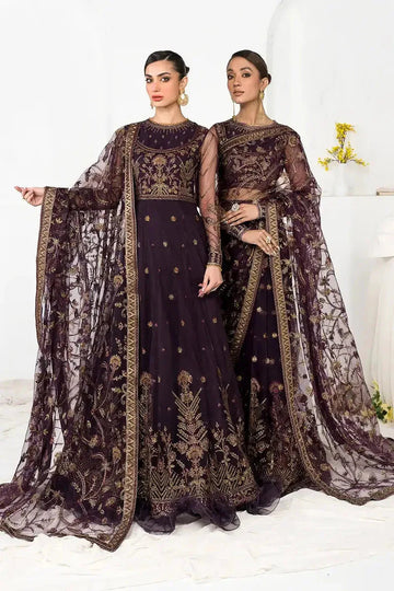 Zarif | LA CELESTE LUXURY Formals | ZLC 06 LAVENDER - Aqsa Fabrics