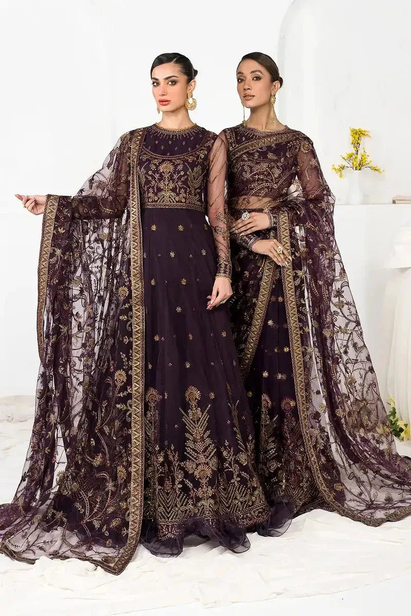 Zarif | LA CELESTE LUXURY Formals | ZLC 06 LAVENDER - Aqsa Fabrics