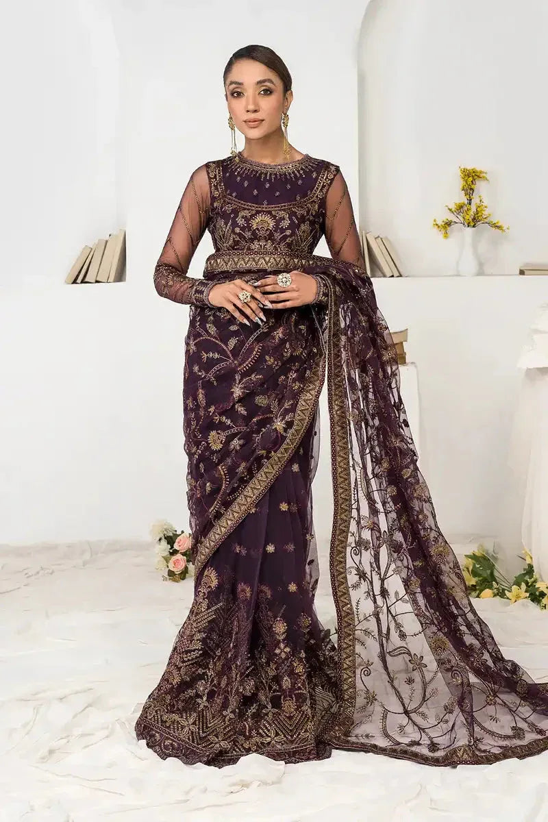 Zarif | LA CELESTE LUXURY Formals | ZLC 06 LAVENDER - Aqsa Fabrics