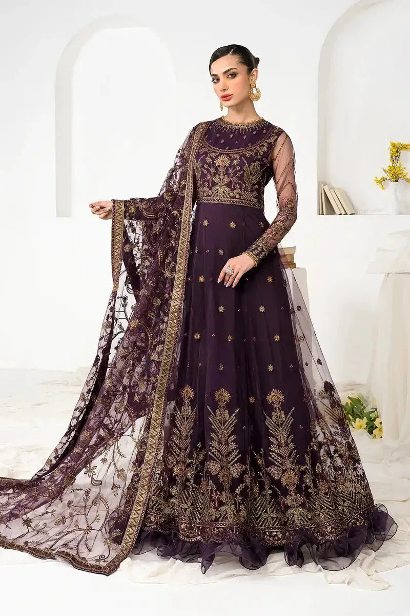 Zarif | LA CELESTE LUXURY Formals | ZLC 06 LAVENDER - Aqsa Fabrics