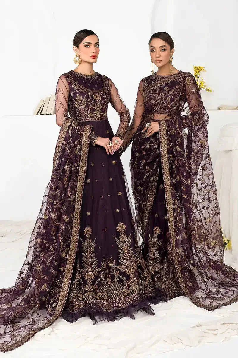Zarif | LA CELESTE LUXURY Formals | ZLC 06 LAVENDER - Aqsa Fabrics