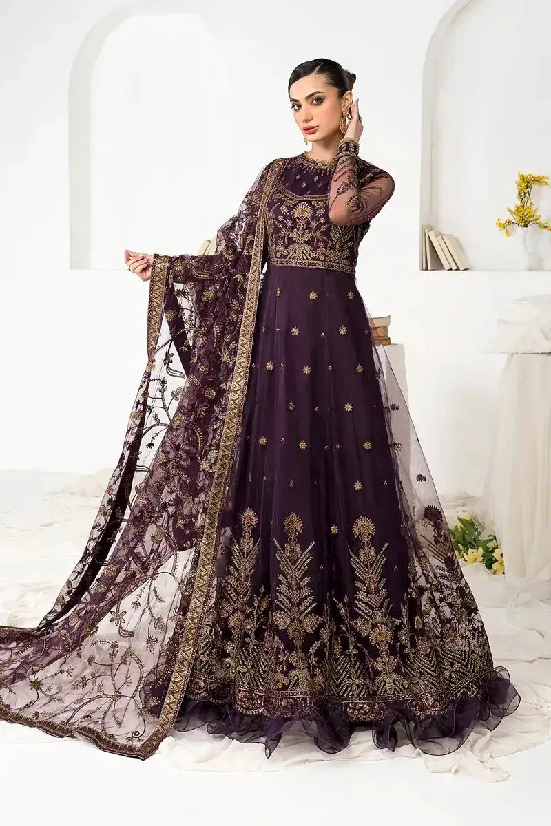 Zarif | LA CELESTE LUXURY Formals | ZLC 06 LAVENDER - Aqsa Fabrics