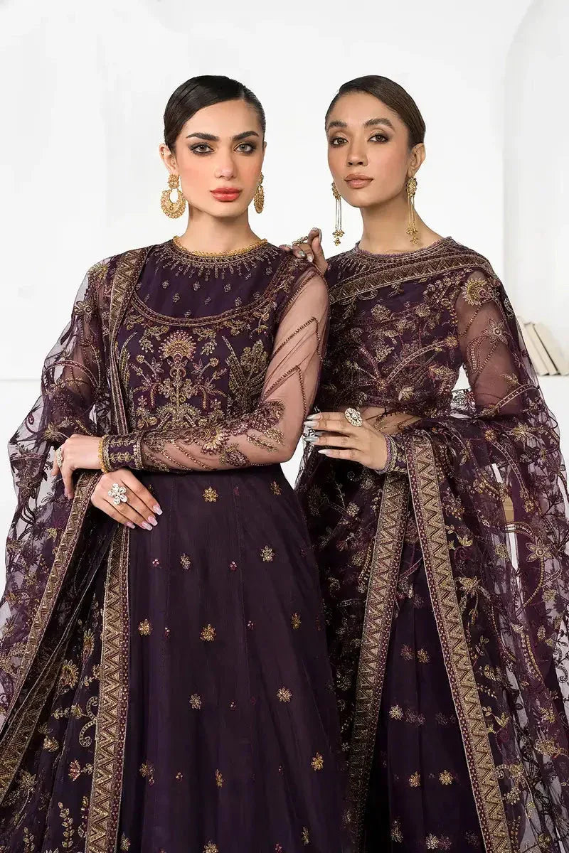 Zarif | LA CELESTE LUXURY Formals | ZLC 06 LAVENDER - Aqsa Fabrics