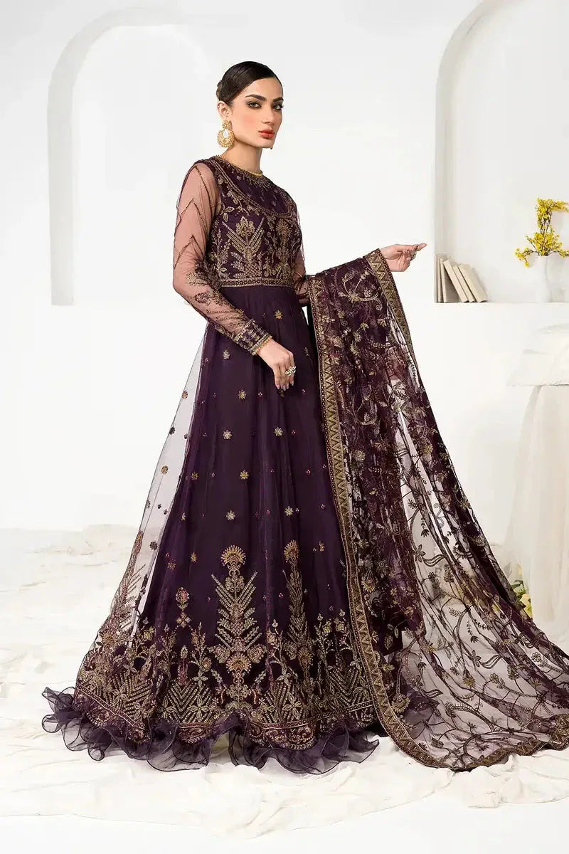 Zarif | LA CELESTE LUXURY Formals | ZLC 06 LAVENDER - Aqsa Fabrics