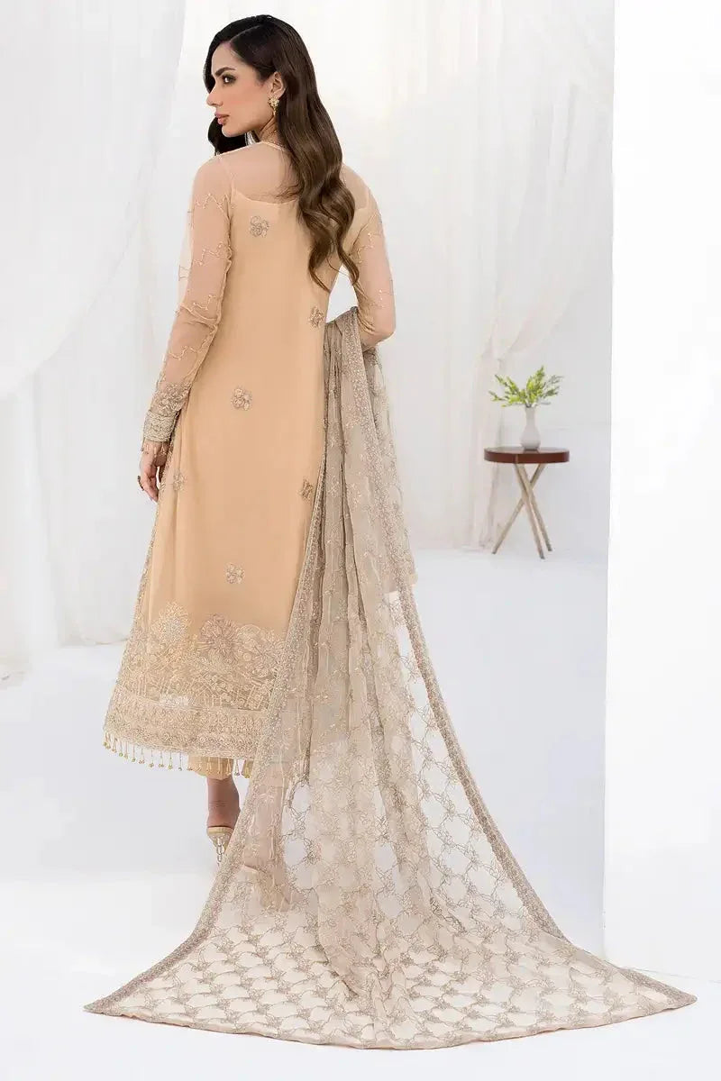 Zarif | LA CELESTE LUXURY Formals | ZLC 07 SAND GLOW - Aqsa Fabrics