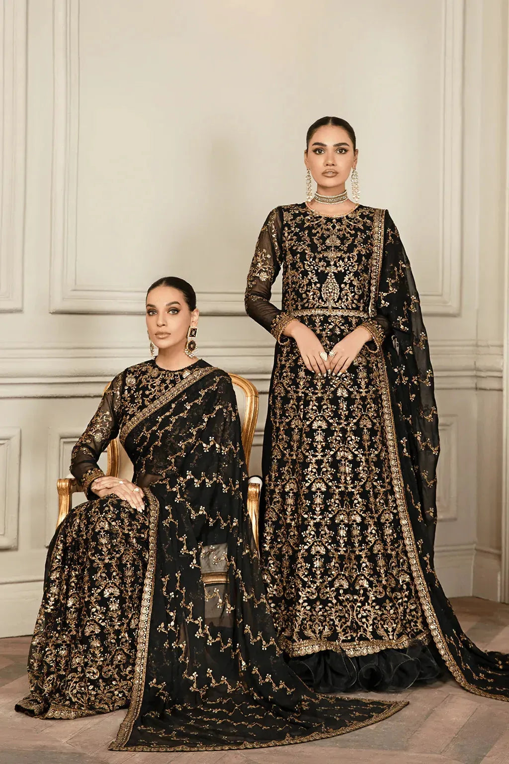 Zarif | Mehroz Formals | Black Ruby - Aqsa Fabrics