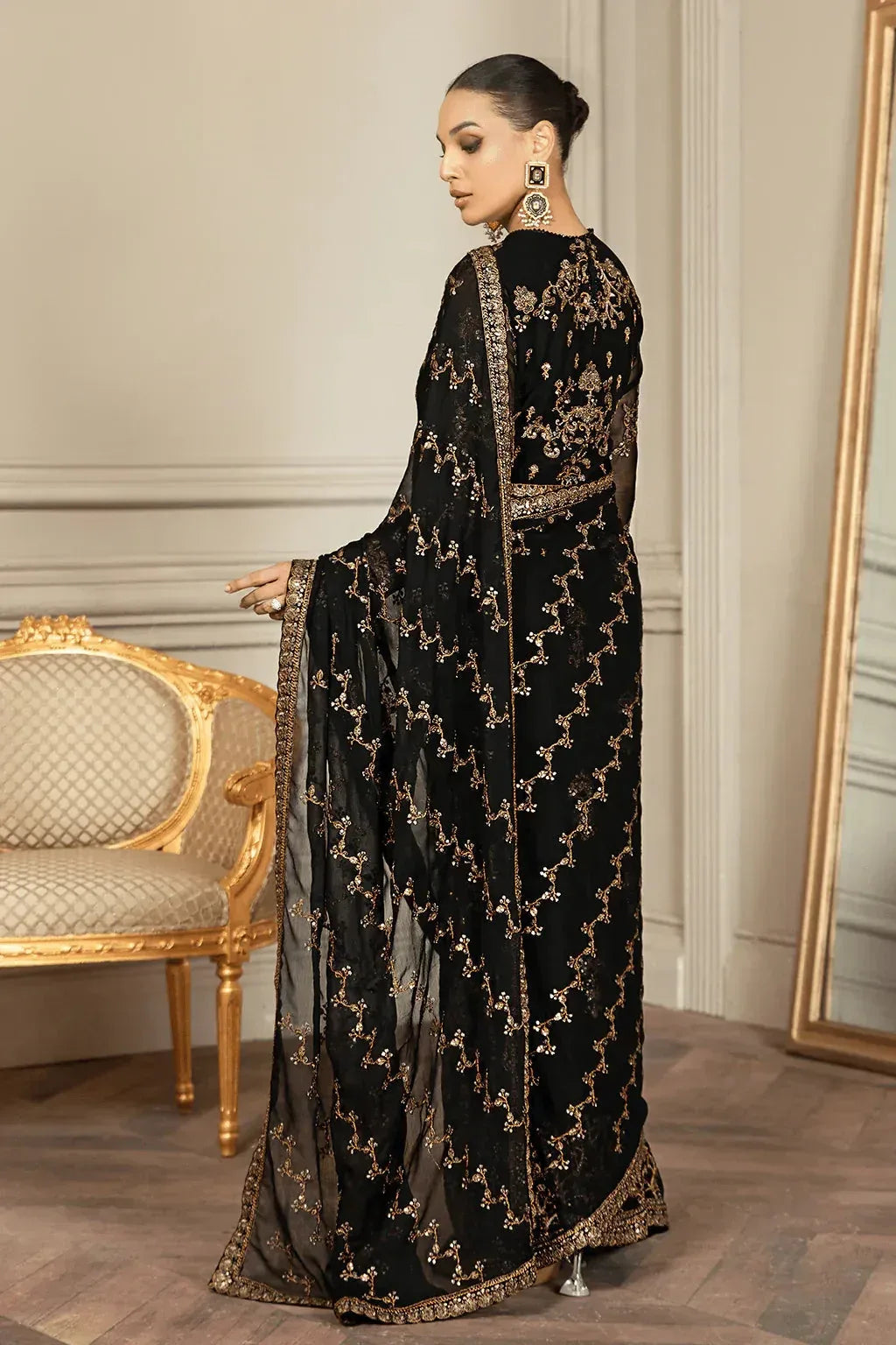 Zarif | Mehroz Formals | Black Ruby - Aqsa Fabrics