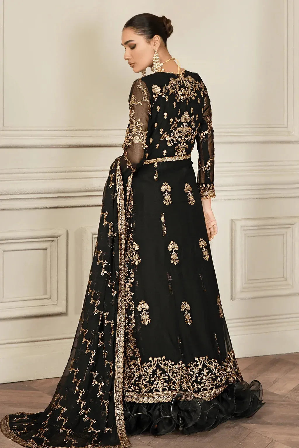 Zarif | Mehroz Formals | Black Ruby - Aqsa Fabrics