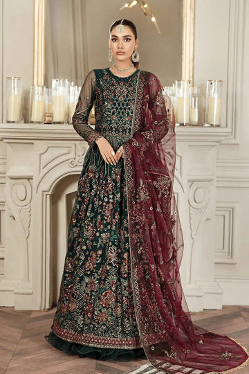 Zarif | Mehroz Formals | PINE GREEN - Aqsa Fabrics