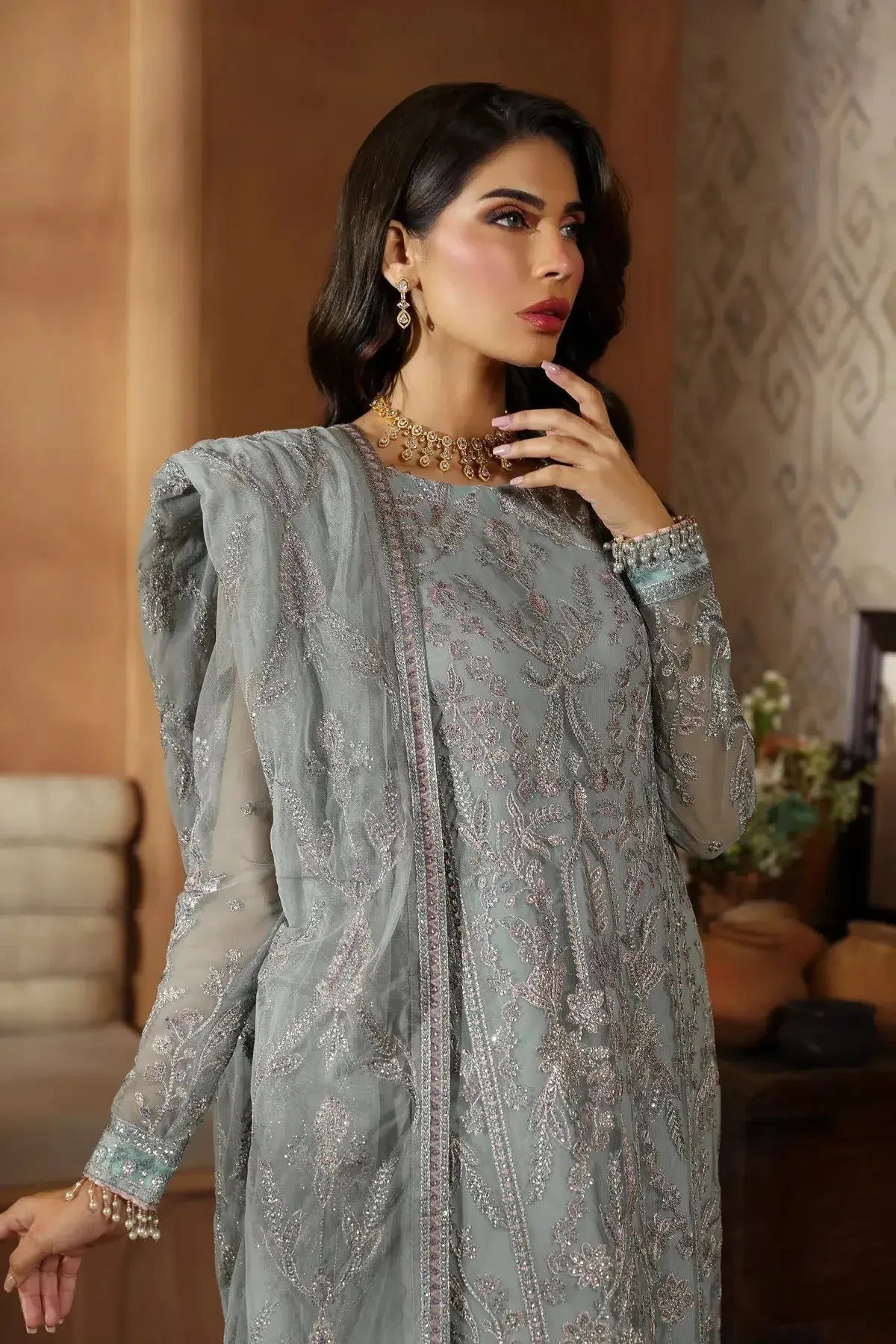 Zarif | Nauroz Festive Formals | ZFN 02 AMROZE - Aqsa Fabrics