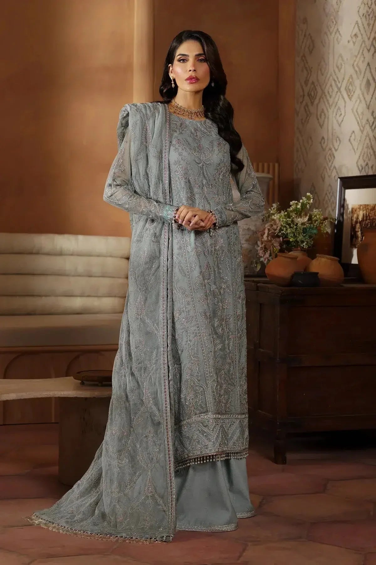 Zarif | Nauroz Festive Formals | ZFN 02 AMROZE - Aqsa Fabrics