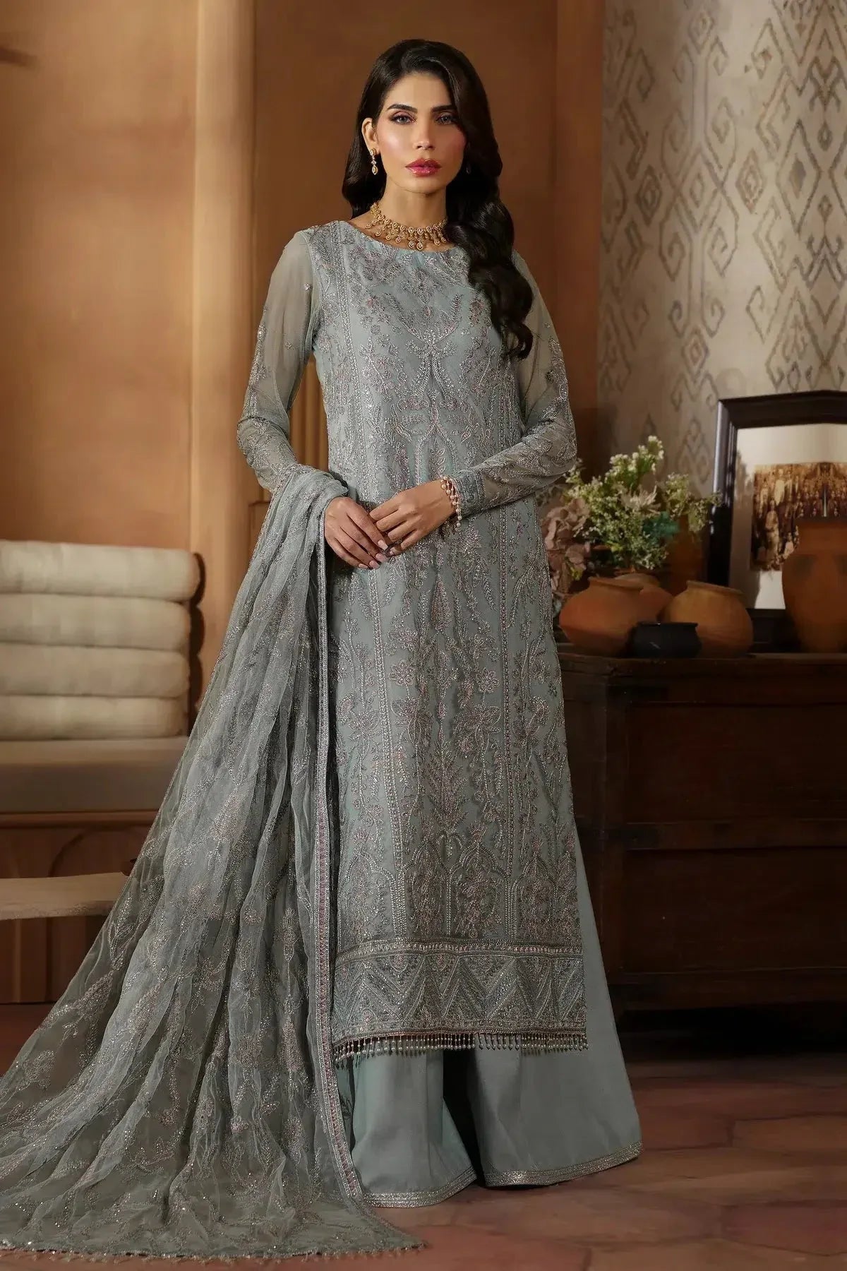 Zarif | Nauroz Festive Formals | ZFN 02 AMROZE - Aqsa Fabrics