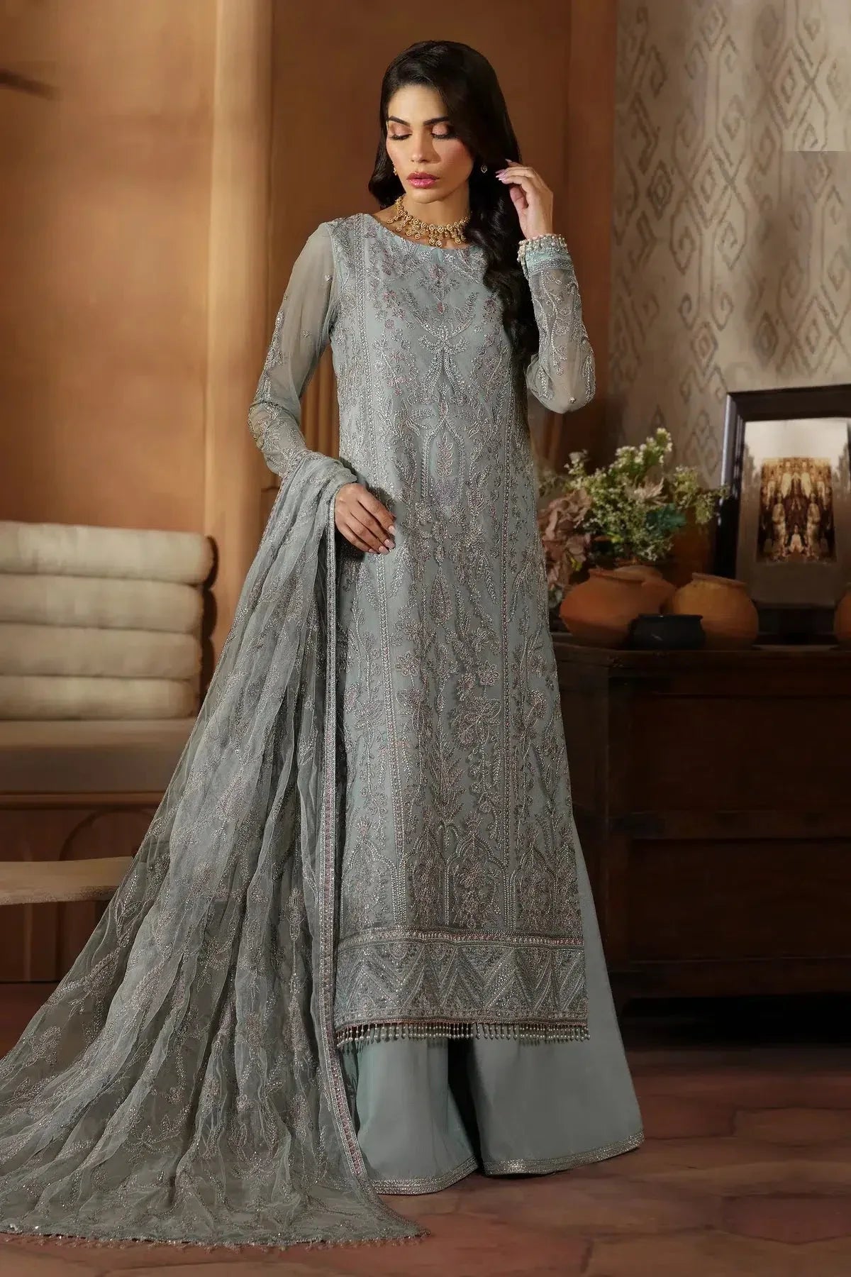 Zarif | Nauroz Festive Formals | ZFN 02 AMROZE - Aqsa Fabrics