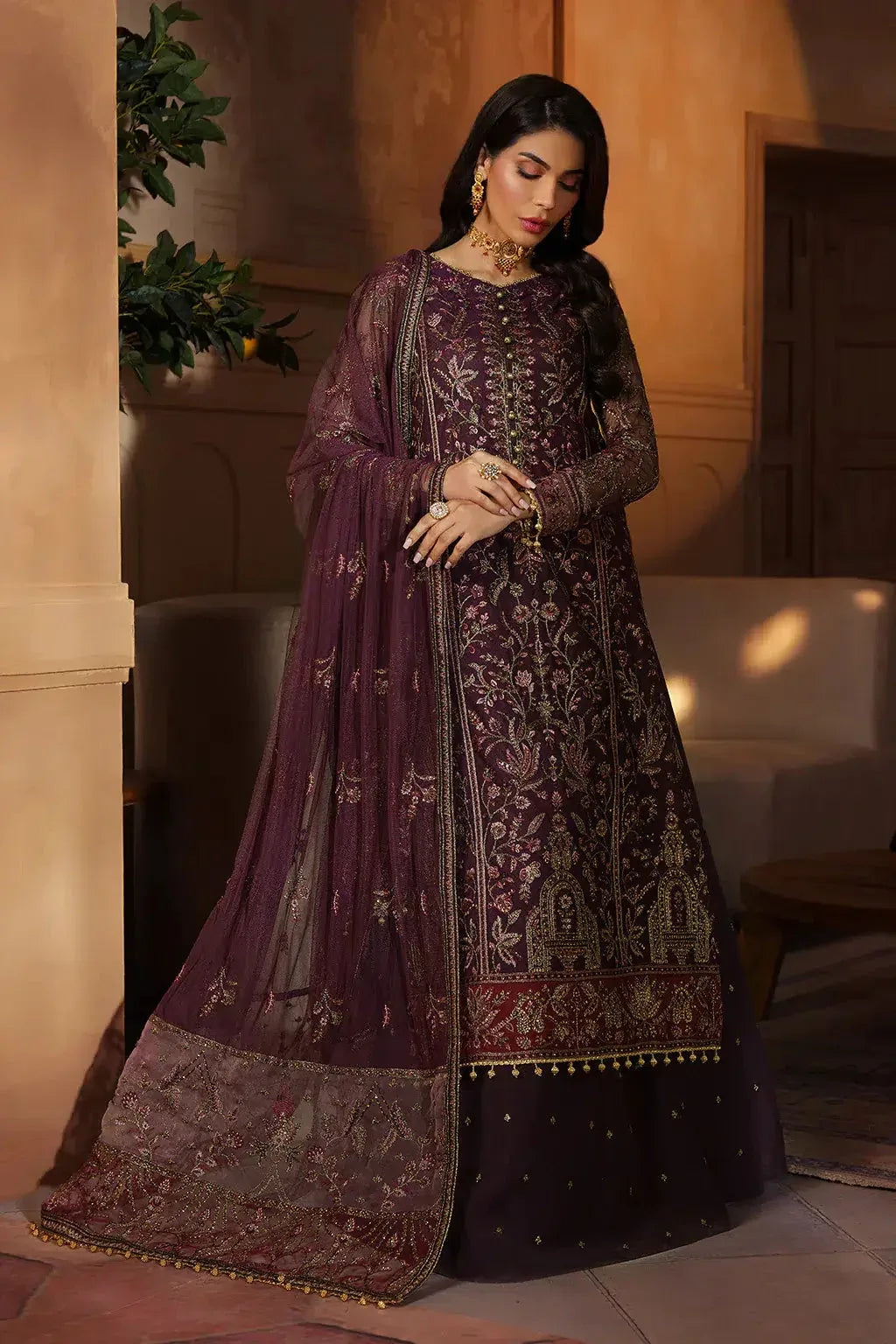 Zarif | Nauroz Festive Formals | ZFN 05 AARZOO - Aqsa Fabrics