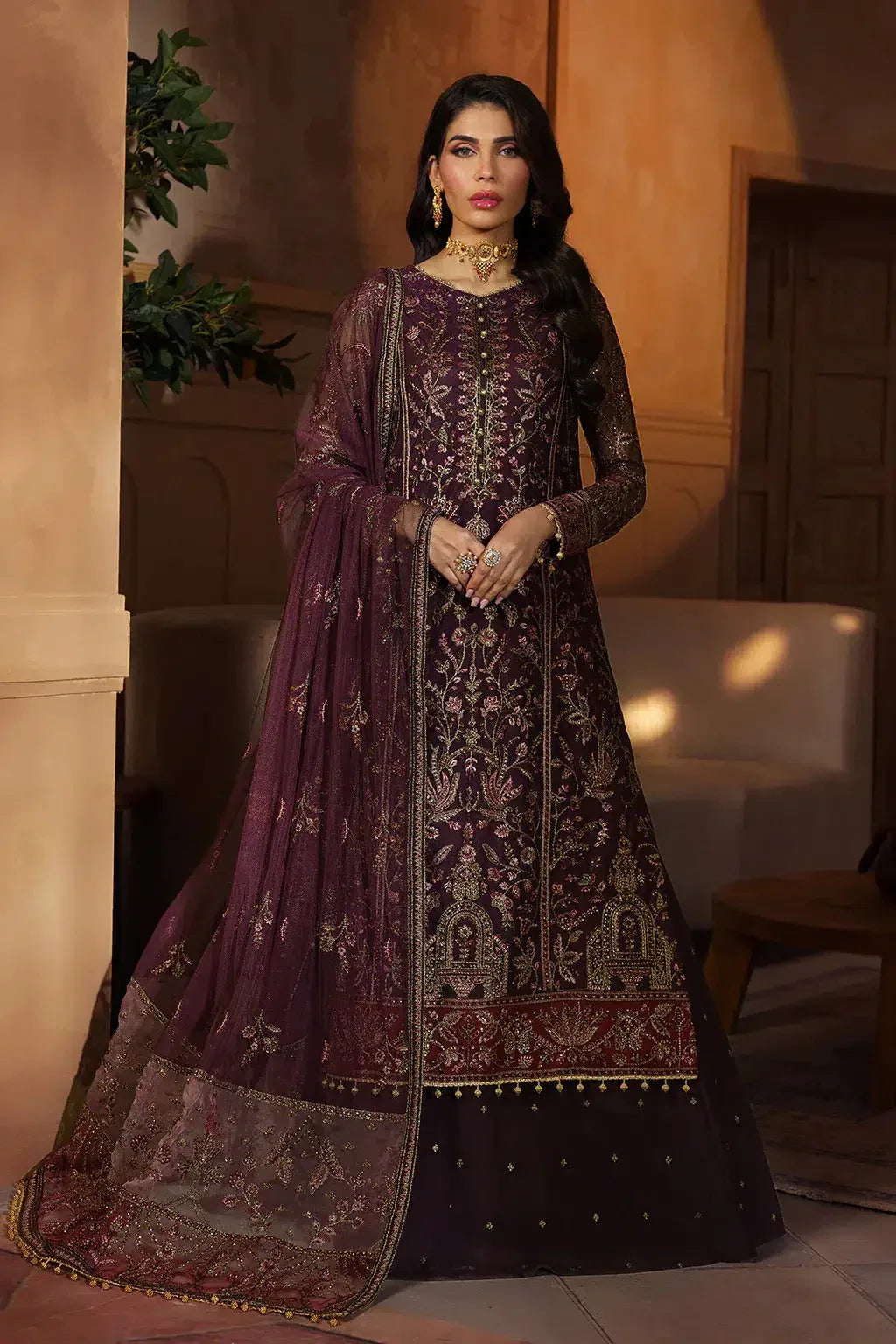 Zarif | Nauroz Festive Formals | ZFN 05 AARZOO - Aqsa Fabrics