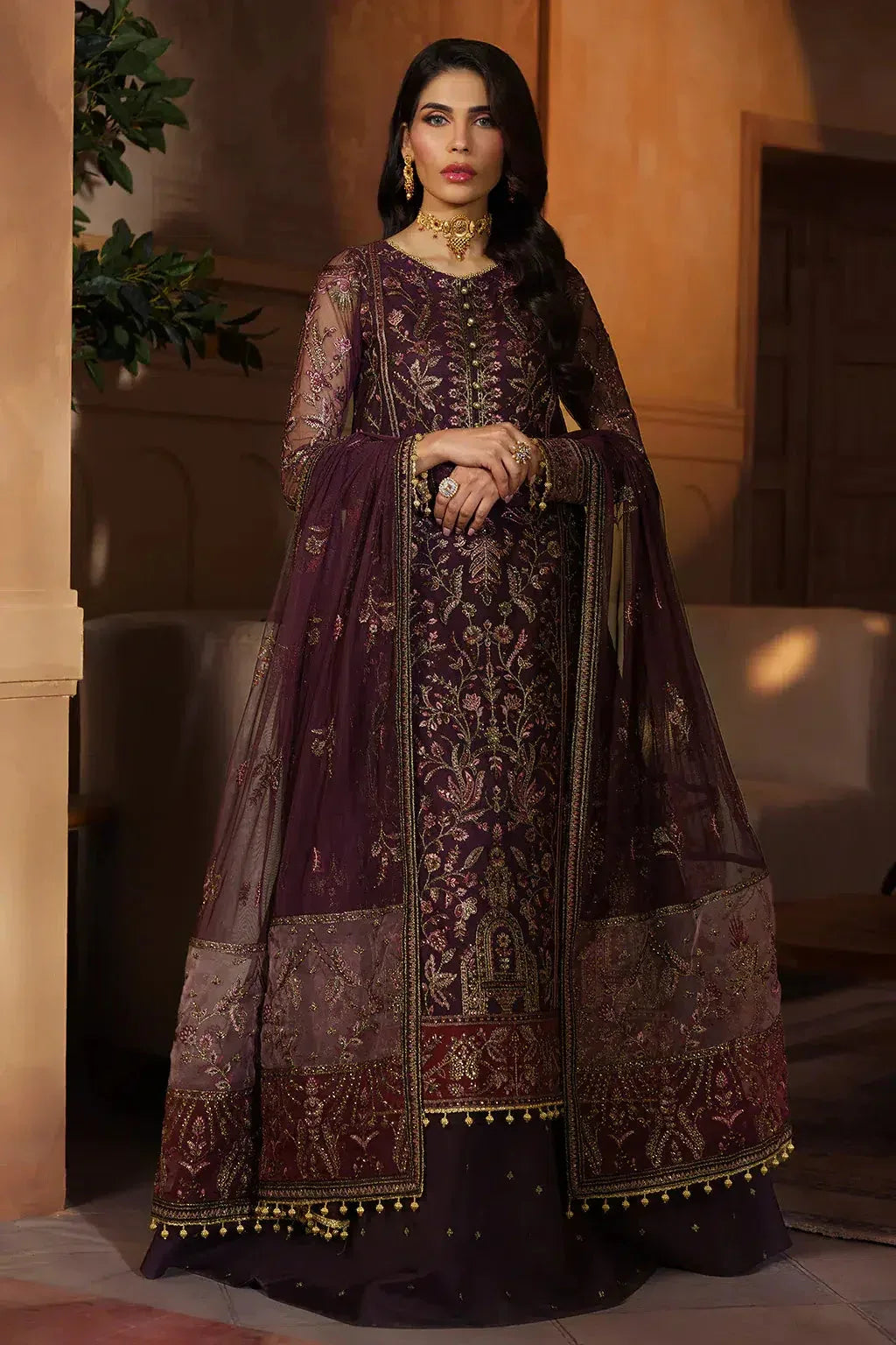 Zarif | Nauroz Festive Formals | ZFN 05 AARZOO - Aqsa Fabrics