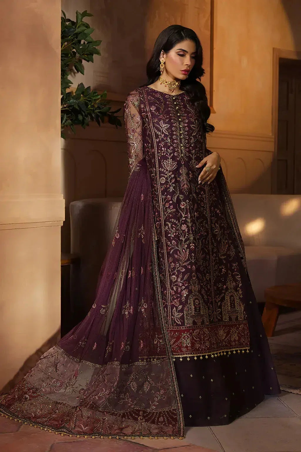 Zarif | Nauroz Festive Formals | ZFN 05 AARZOO - Aqsa Fabrics
