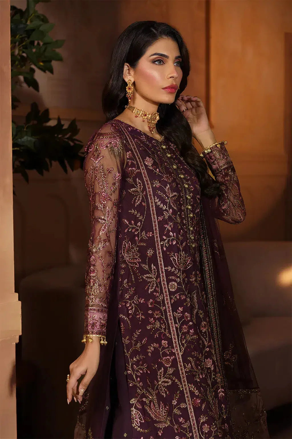 Zarif | Nauroz Festive Formals | ZFN 05 AARZOO - Aqsa Fabrics
