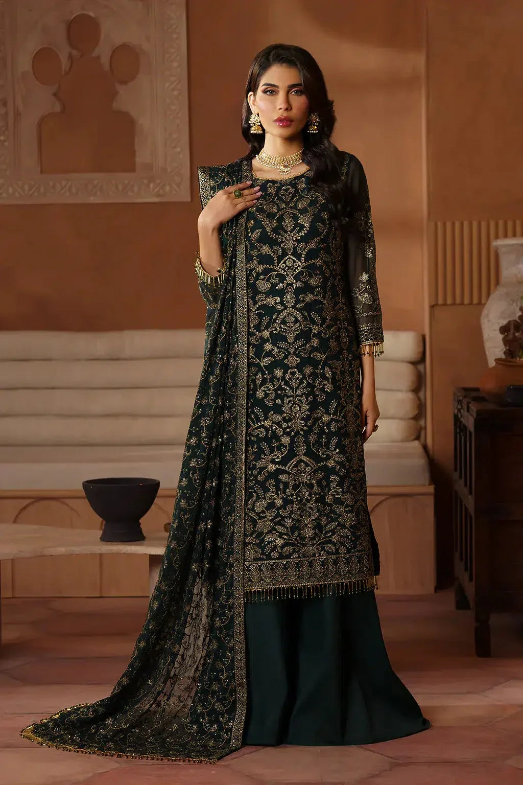 Zarif | Nauroz Festive Formals | ZFN 08 HAMAYAL - Aqsa Fabrics