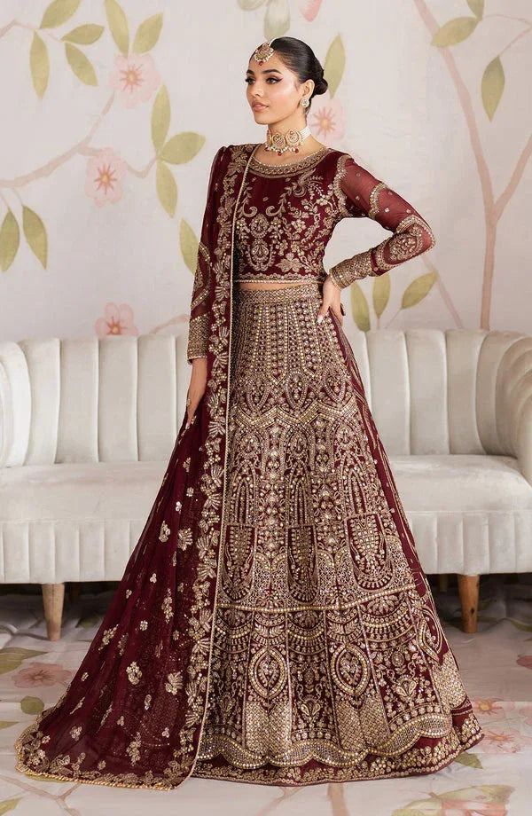 Zarif | Shehnai Luxury Wedding Edit | SHEESHAM - Aqsa Fabrics