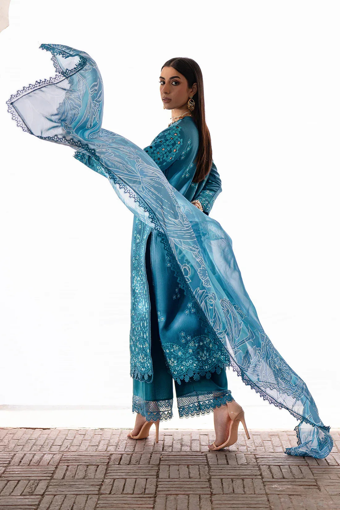 Zarposh | Celia Collection | Sarvenia - Aqsa Fabrics