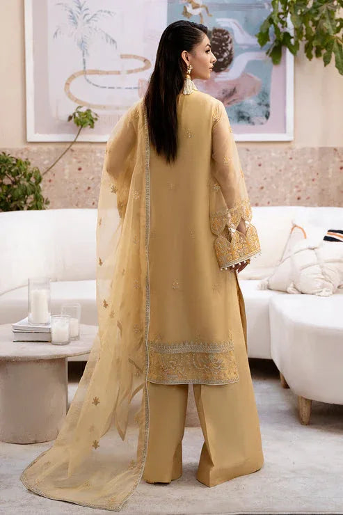 Zarposh | Elara Formals | Zard - Aqsa Fabrics